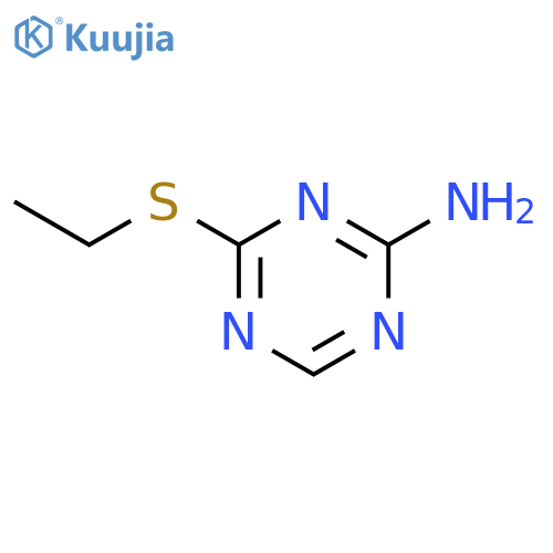 4-(Ethylthio)-1,3,5-triazin-2-amine structure