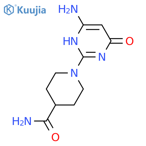 1-(4-Amino-6-oxo-1,6-dihydropyrimidin-2-yl)piperidine-4-carboxamide structure