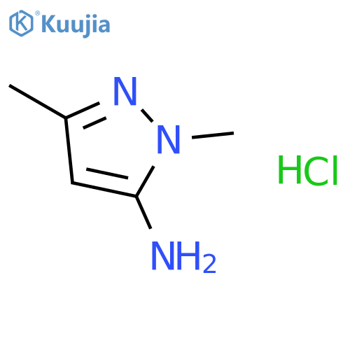 5-Amino-1,3-dimethylpyrazole hydrochloride structure