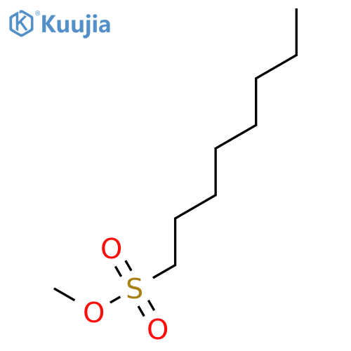 1-Octanesulfonic acid,methyl ester structure