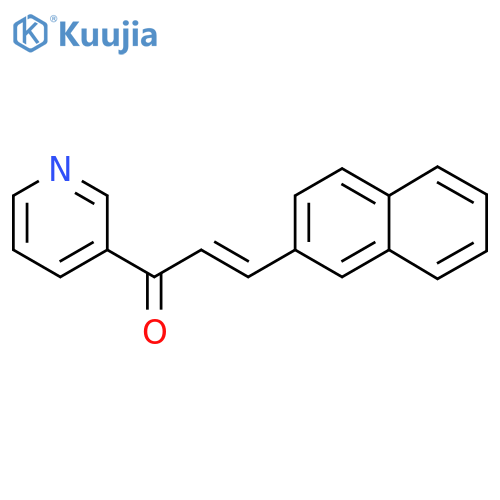 (E)-3-Naphthalen-2-yl-1-pyridin-3-ylprop-2-en-1-one structure