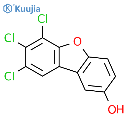 2-Dibenzofuranol,6,7,8-trichloro- structure