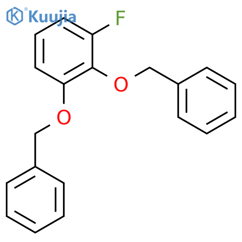 BENZENE, 1-FLUORO-2,3-BIS(PHENYLMETHOXY)- structure