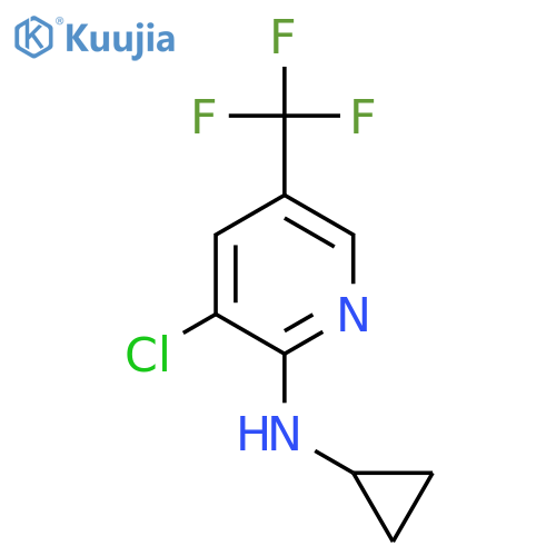 N-3-Chloro-5-(trifluoromethyl)-2-pyridinyl-N-cyclopropylamine structure