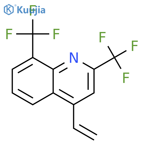 2,8-Bis(trifluoromethyl)-4-vinylquinoline structure