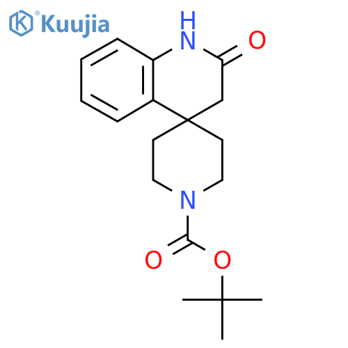 Tert-Butyl 2'-oxo-2',3'-dihydro-1'H-spiro[piperidine-4,4'-quinoline]-1-carboxylate structure