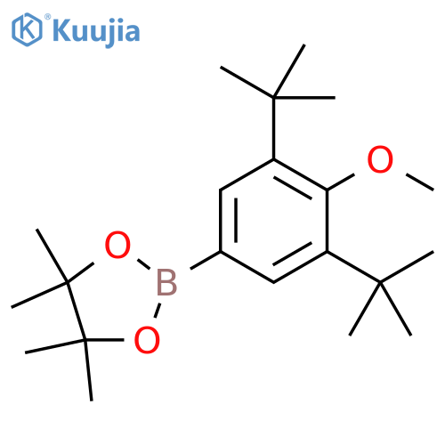 2-(3,5-Di-tert-butyl-4-methoxyphenyl)-4,4,5,5-tetramethyl-1,3,2-dioxaborolane structure