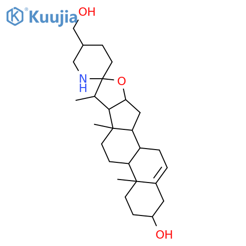 Spirosol-5-ene-3,27-diol,(3b,22a,25R)- structure