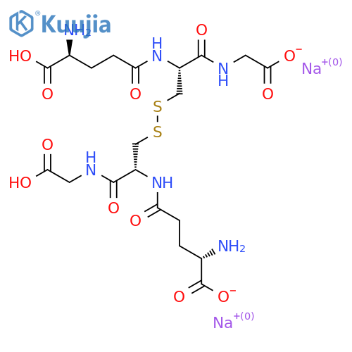 L-Glutathione oxidized disodium structure