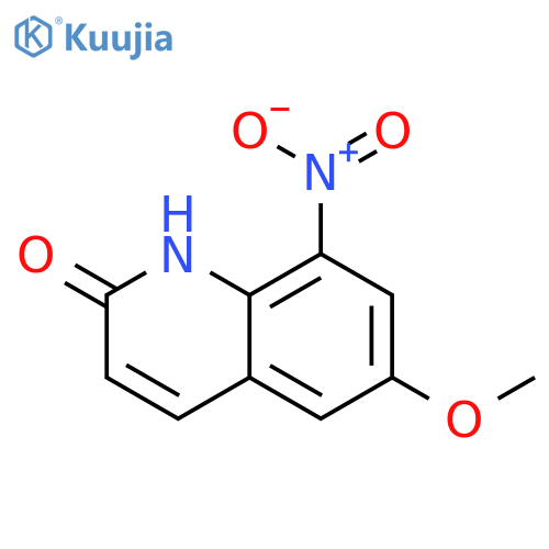 6-methoxy-8-nitroquinolin-2-ol structure
