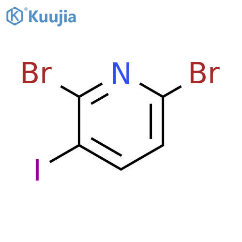2,6-Dibromo-3-iodopyridine structure