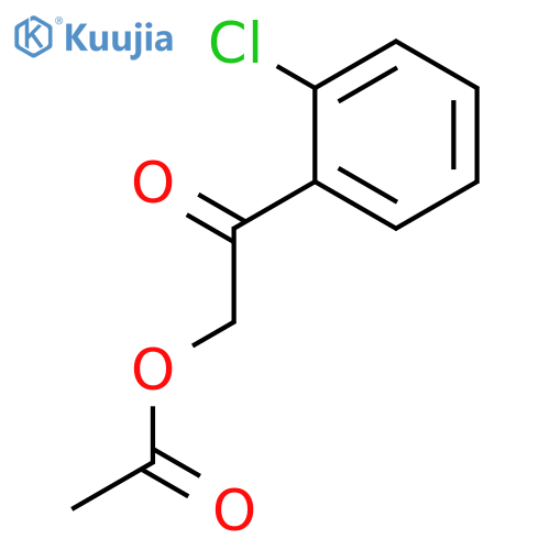 2-(2-chlorophenyl)-2-oxoethyl acetate structure