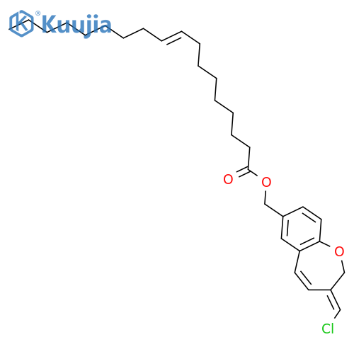 {(Z)-3-(chloromethylene)-2,3-dihydrobenzo[b]oxepin-7-yl}methyl oleate structure