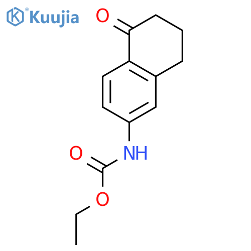 Ethyl (5-oxo-5,6,7,8-tetrahydronaphthalen-2-yl)carbamate structure