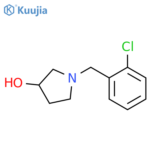 1-[(2-chlorophenyl)methyl]pyrrolidin-3-ol structure