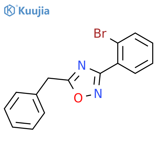 5-Benzyl-3-(2-bromophenyl)-1,2,4-oxadiazole structure