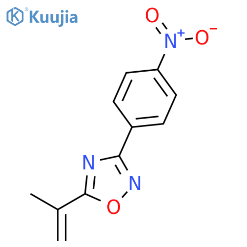 3-(4-Nitrophenyl)-5-(prop-1-en-2-yl)-1,2,4-oxadiazole structure