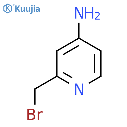 2-(Bromomethyl)pyridin-4-amine structure
