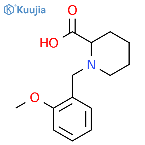 1-(2-METHOXY-BENZYL)-PIPERIDINE-2-CARBOXYLIC ACID structure