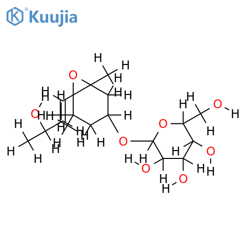 (3R,5R,6S,7E,9S)-megastigman-7-en-5,6-epoxy-3,9-diol 3-O-beta-D-glucopyranoside structure