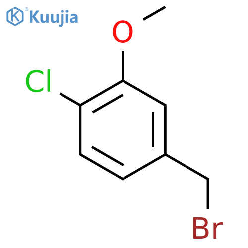 4-(Bromomethyl)-1-chloro-2-methoxybenzene structure