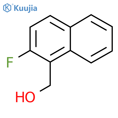 2-Fluoronaphthalen-1-ylmethanol structure