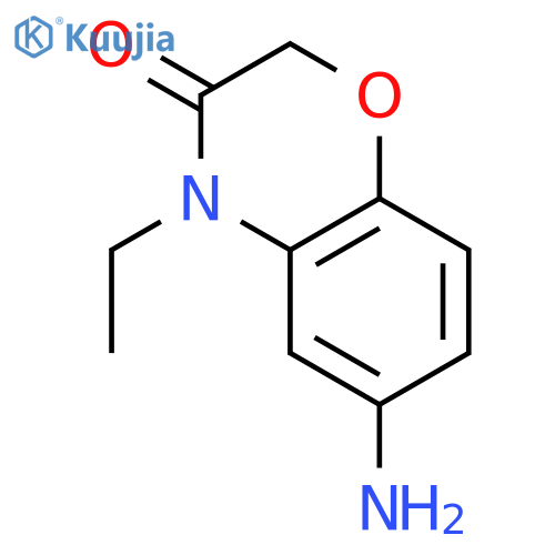 6-Amino-4-ethyl-3,4-dihydro-2H-1,4-benzoxazin-3-one structure