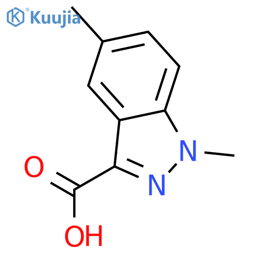 1,5-dimethyl-1H-indazole-3-carboxylic acid structure
