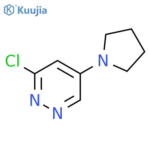 3-chloro-5-(1-pyrrolidinyl)pyridazine structure