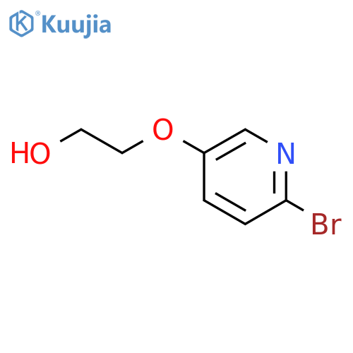 2-[(6-Bromo-3-pyridinyl)oxy]ethanol structure