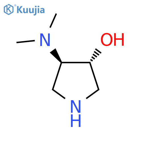 (3r,4r)-4-(Dimethylamino)pyrrolidin-3-ol structure
