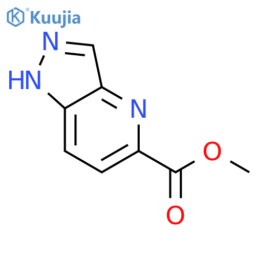 methyl 1H-pyrazolo[4,3-b]pyridine-5-carboxylate structure