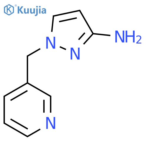 1-(Pyridin-3-ylmethyl)-1H-pyrazol-3-amine structure