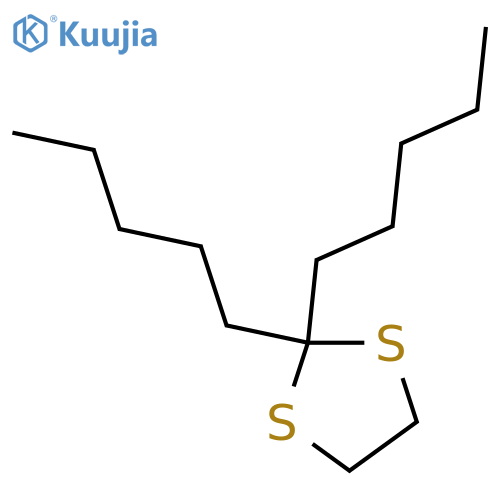 1,3-Dithiolane, 2,2-dipentyl- structure
