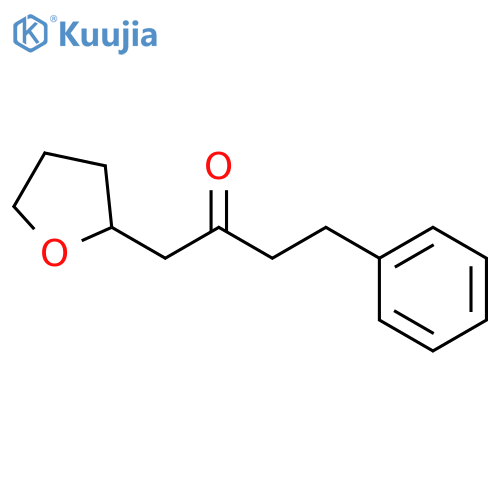 2-Butanone, 4-phenyl-1-(tetrahydro-2-furanyl)- structure