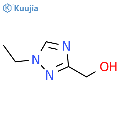 (1-ethyl-1H-1,2,4-triazol-3-yl)methanol structure