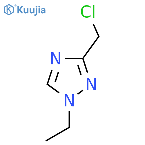 3-(chloromethyl)-1-ethyl-1H-1,2,4-triazole structure