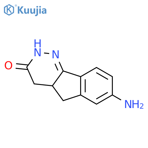 3H-Indeno[1,2-c]pyridazin-3-one,7-amino-2,4,4a,5-tetrahydro- structure