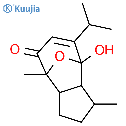 4,8-Epoxyazulen-5(1H)-one,2,3,3a,4,8,8a-hexahydro-8-hydroxy-1,4-dimethyl-7-(1-methylethyl)-,(1R,3aS,4R,8S,8aR)- structure