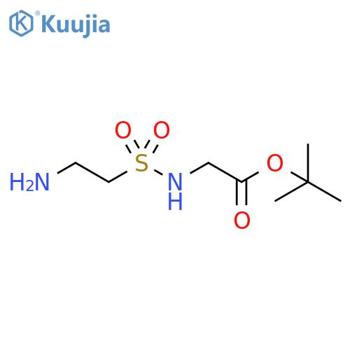 tert-Butyl ((2-aminoethyl)sulfonyl)glycinate structure