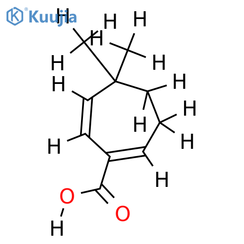 5,5-Dimethyl-cyclohepta-1,6-diencarbonsaeure structure