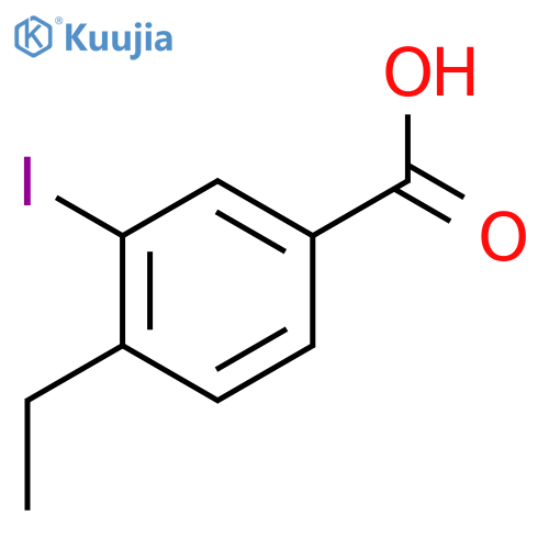 4-Ethyl-3-iodobenzoic acid structure