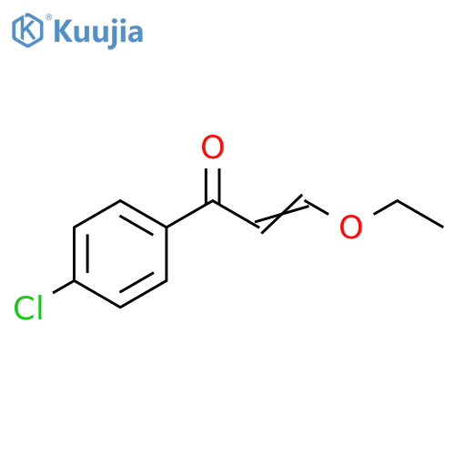 1-(4-chlorophenyl)-3-ethoxyprop-2-en-1-one structure