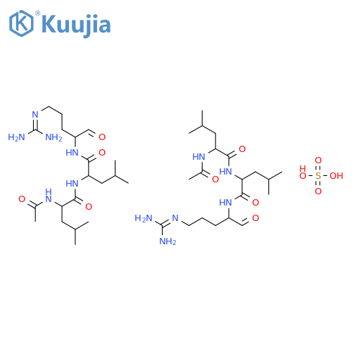 Leupeptin hemisulfate structure