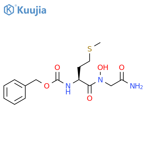 Glycinamide, N-[(phenylmethoxy)carbonyl]-L-methionyl-N-hydroxy- structure