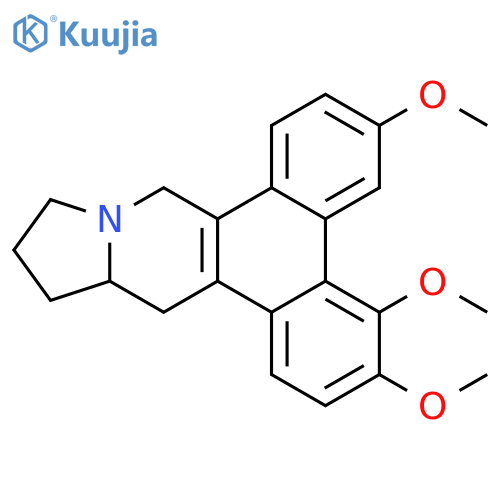 Dibenzo[f,h]pyrrolo[1,2-b]isoquinoline, 9,11,12,13,13a,14-hexahydro-3,4,6-trimethoxy- structure