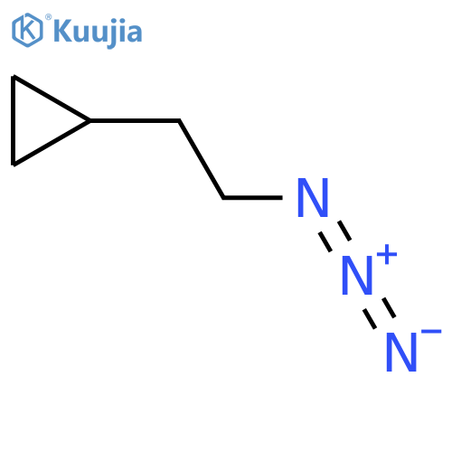 (2-azidoethyl)cyclopropane structure