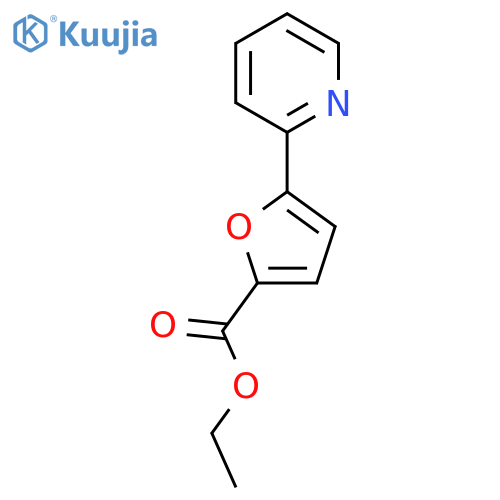 Ethyl 5-(2-pyridyl)-2-furoate structure