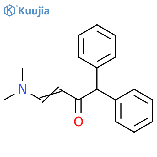 4-(Dimethylamino)-1,1-diphenyl-3-buten-2-one structure