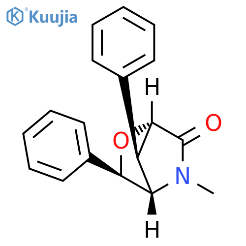 2-Oxa-5-azabicyclo[2.2.1]heptan-6-one, 5-methyl-3,7-diphenyl-, (1S,3R,4S,7R)- structure